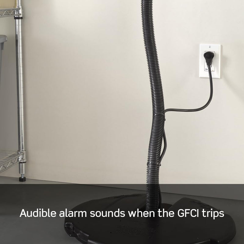 [Australia - AusPower] - Leviton GFCI Outlet with Audible Alarm, 20 Amp, Self Test, Tamper-Resistant with LED Indicator Light, Great for Refrigerators in Garages, GFTA2-W, White 20A GFCI, Audible Alarm 