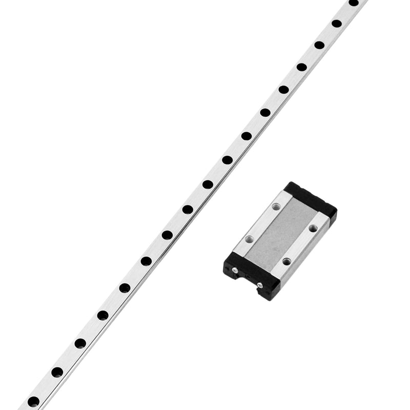 [Australia - AusPower] - [2 Pack] MGN9 200mm Linear Sliding Rail Guide with 2pcs MGN9H Linear Bearing Sliding Carriage Block for 3D Printer and CNC Machine MGN9-H 200mm/7.87inch 