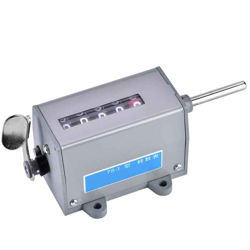 [Australia - AusPower] - Yoidesu Revolution Table Revolution Counter 75-I 5 Digits Display Mechanical Resettable Rotary Revolution Counter 