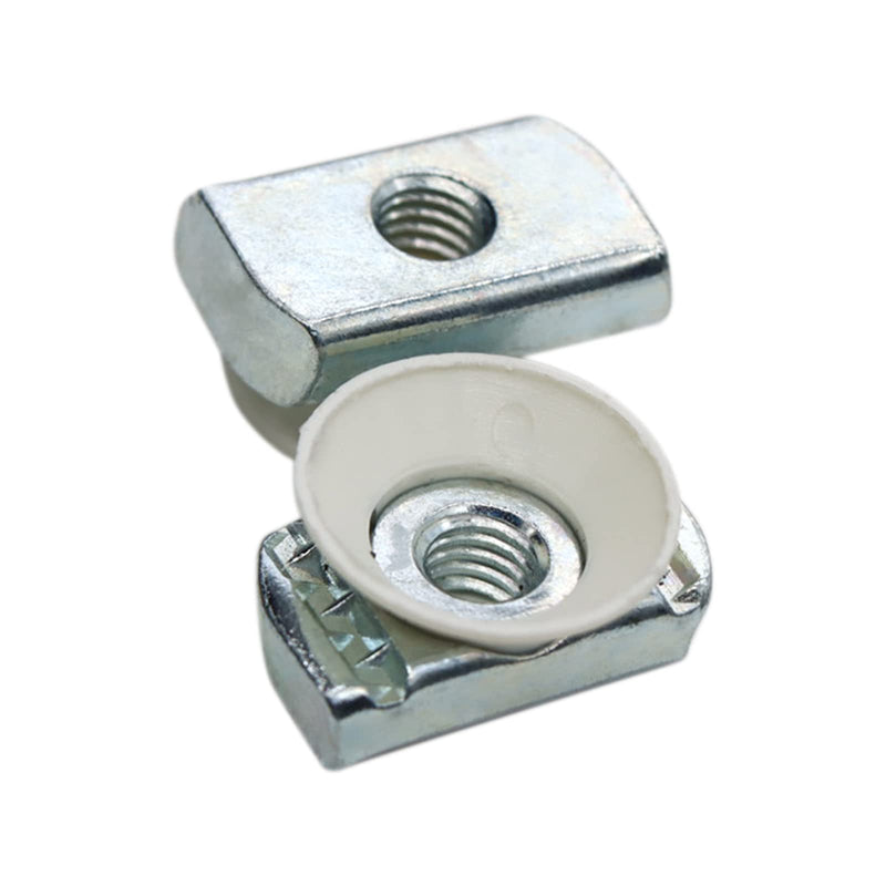 [Australia - AusPower] - 3/8"-16 Cone Nuts, Strut Channel Nuts with Zinc Electroplate Finish, Twirl Nuts for Use with Strut Channel (10 Pack) (3/8"-16) 3/8"-16 