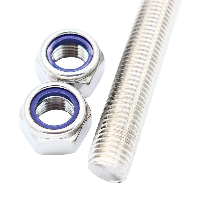 [Australia - AusPower] - M8x250mm Fully Threaded Rod Studs Long Metric Threaded Screw 304 Stainless Steel Right Hand Threads All Threaded Rod Studs for Anchor Bolts Clamps Hangers U-Bolts 2 Pack M8*250mm 