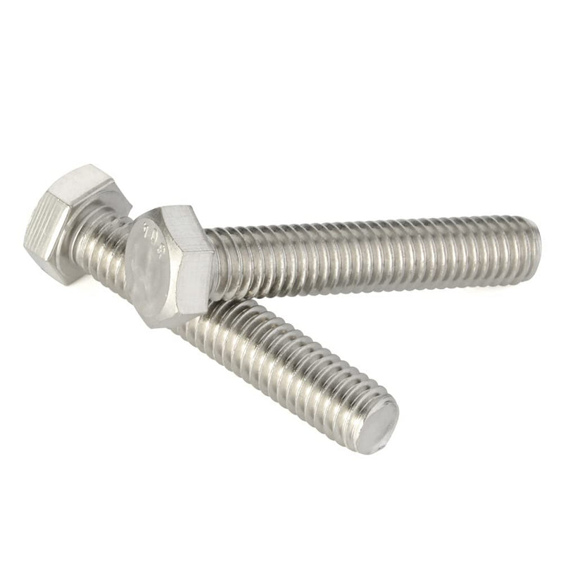 [Australia - AusPower] - 1/4-20 x 3/4" Hex Head Cap Screws Hexagon Bolts, External Hex Drive, Stainless Steel 304, UNC Coarse Thread Fully Threaded, 50 PCS 1/4-20 x 3/4" 