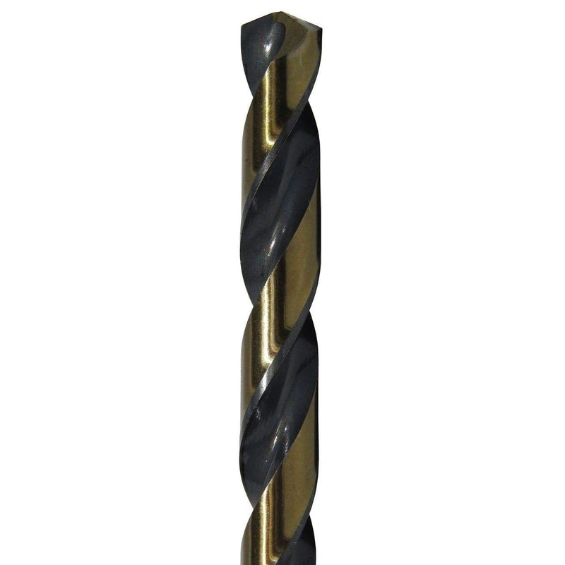 [Australia - AusPower] - Drill America #7 High Speed Steel Black & Gold KFD Split Point Drill Bit (Pack of 12), KFD Series - KFD7P12 