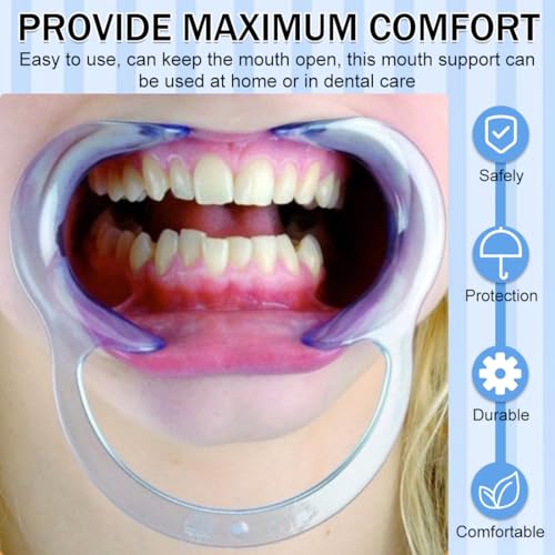 Dental Retractors 12 C-shaped Mouth Openers, Disposable Mouth Retractors, Tooth Expanders / Retractors for Dental Examinations, Treatments