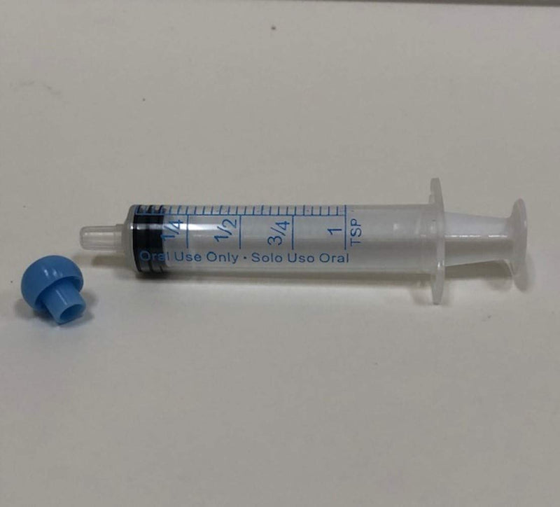 [Australia - AusPower] - Easy Glide 5ml 5cc Oral Syringe, Caps Included, Great for Oral Medicine and Home Care, 10 Count 