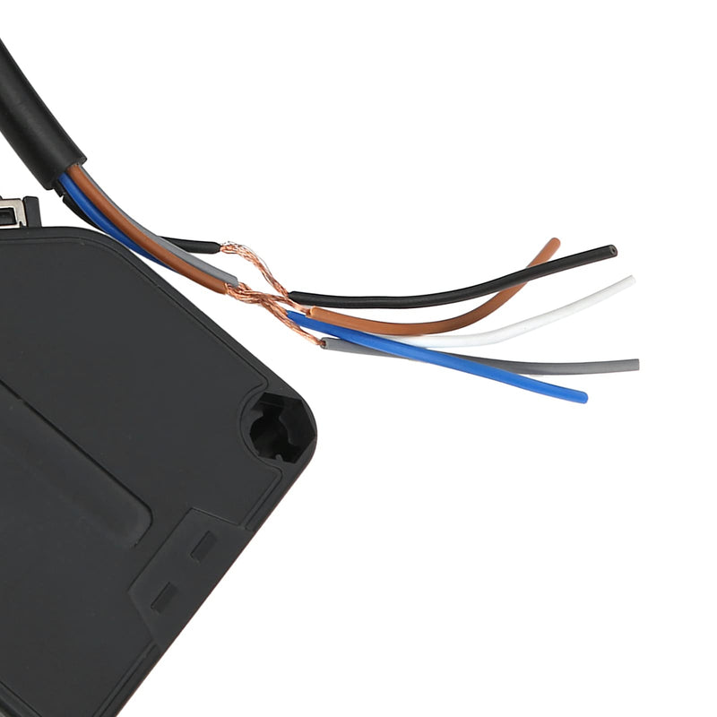 [Australia - AusPower] - Photoelectric Sensor Switch, AC 24-240V BEN5M-MFR Photoelectric Beam Sensor with 5 Meter 197" Detection Distance, for Light Door Industrial Factory Garage Applicable to All Objects 