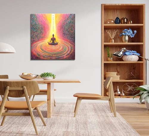 Kyczmys Chakra Chart Canvas Wall Art 12"L x 12"W
