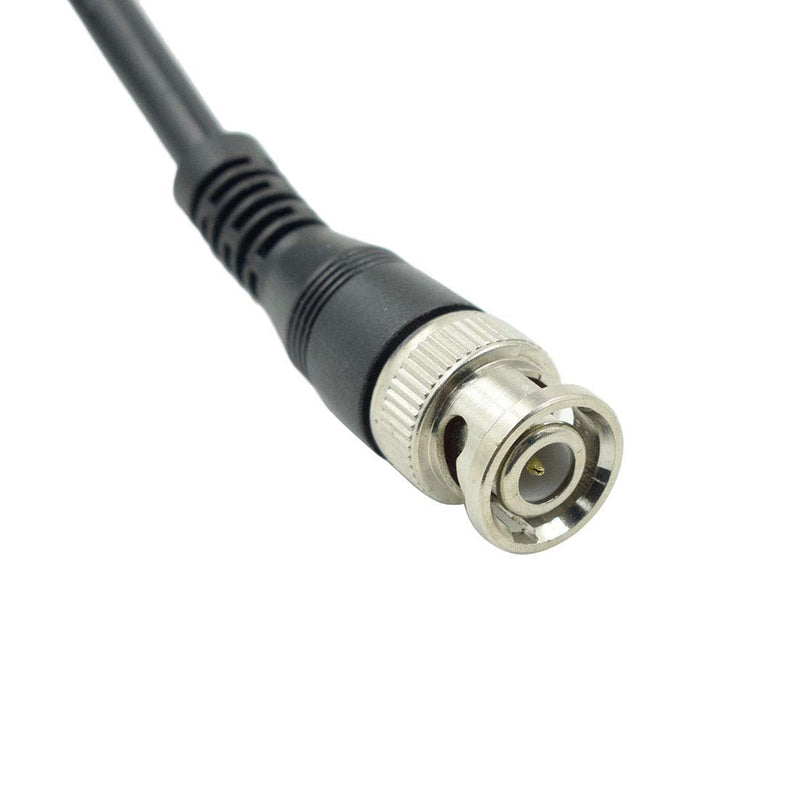 [Australia - AusPower] - Sscon BNC to Mini Test Hook Grabbers Dual Plunger Hook Clip Test Probe Cable Leads Male(100cm/39.3-Inch) 