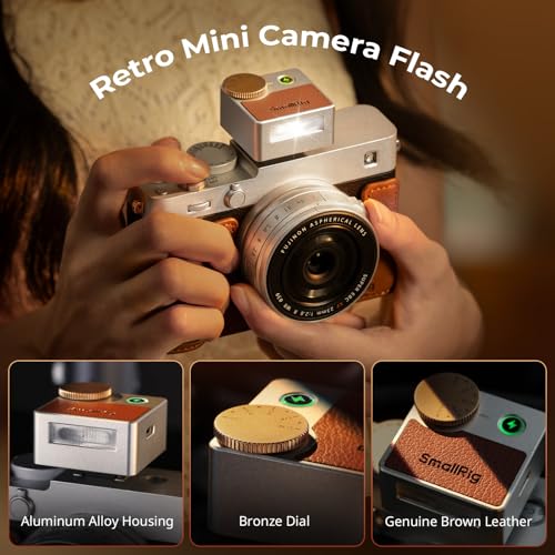 SmallRig Retro Mini Camera Flash for Fuji X100 for Ricoh for Nikon for Sony