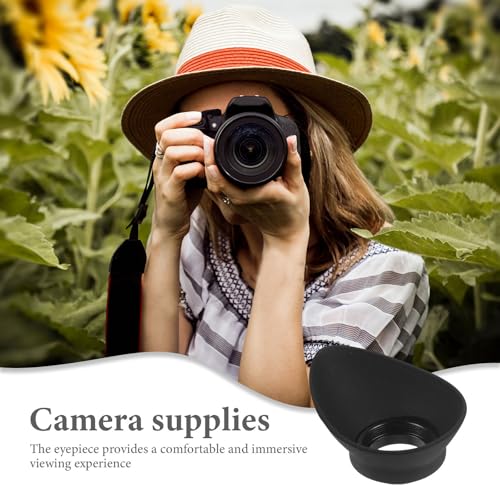 Veemoon Viewfinder Eye Cup Camera Eyecup Replacement Accessories Rubber Camera Eye Shade Viewfinder Eyepiece Part for Broken Repair 2.16 X 1.77 X 1.18 in