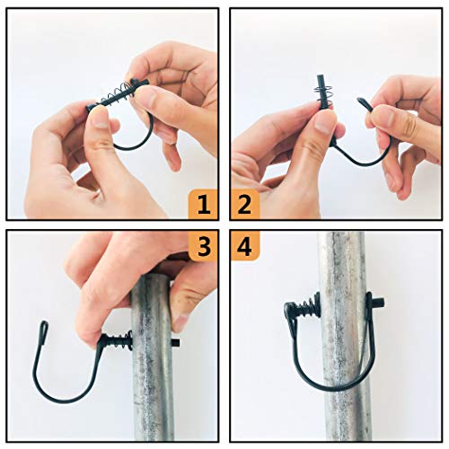 Highwild silent shaft locking pins with springs, 16-pack for hunting gear, shown in close-up