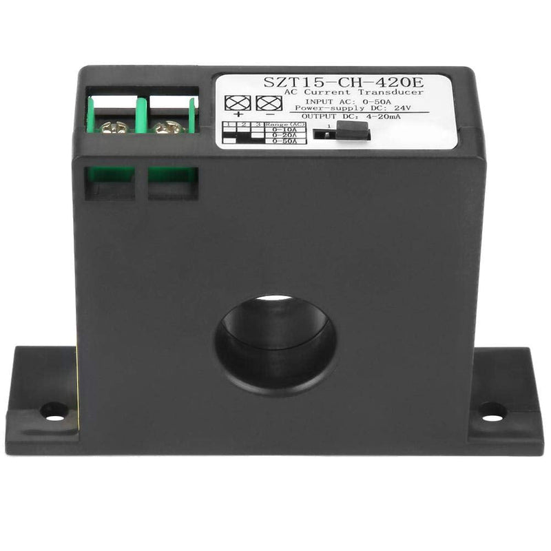 AC Converter, SZT15-CH-420E Current Transformer Sensor Current Transformer AC 0-50A to DC 0-5V/0-10V/4-20mA