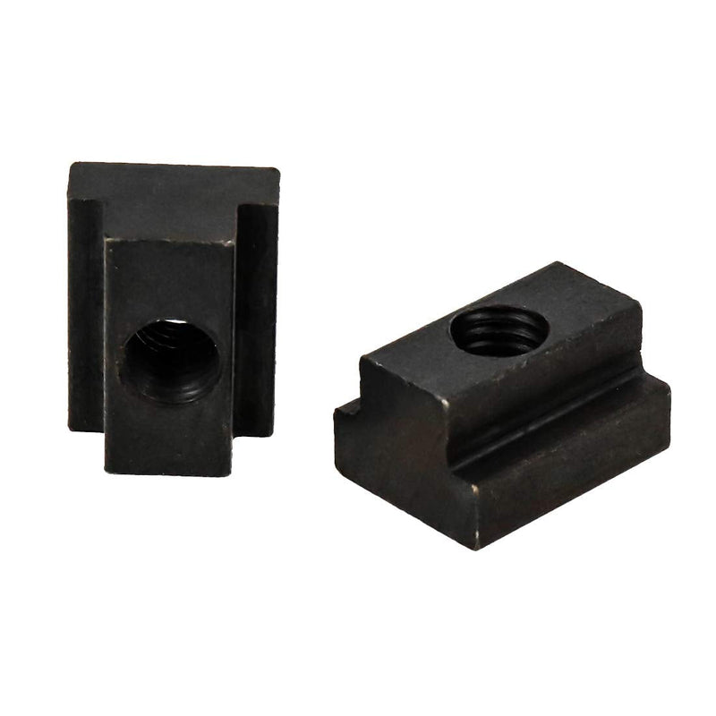 [Australia - AusPower] - M8 T-Slot Nut,Black Oxide Finish,Grade 8.8,5/16 Threads,Slot Width 10mm,Slot Depth 6mm,Total Depth 12mm,Pack of 12 M8 