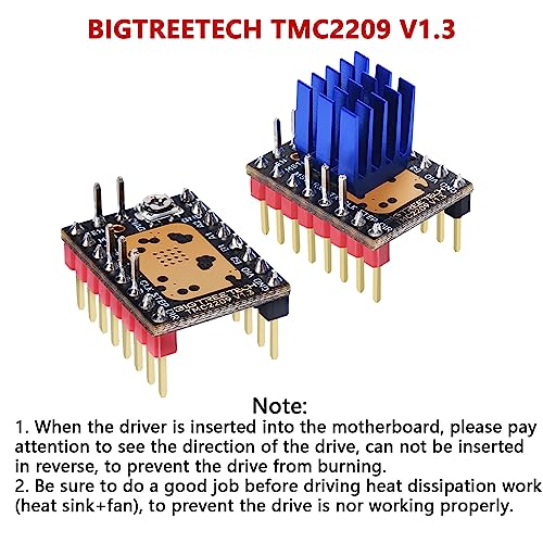 BIGTREETECH TMC2209 V1.3 Stepper Motor Driver UART,Step/DIR Mode TMC2209 V1.2