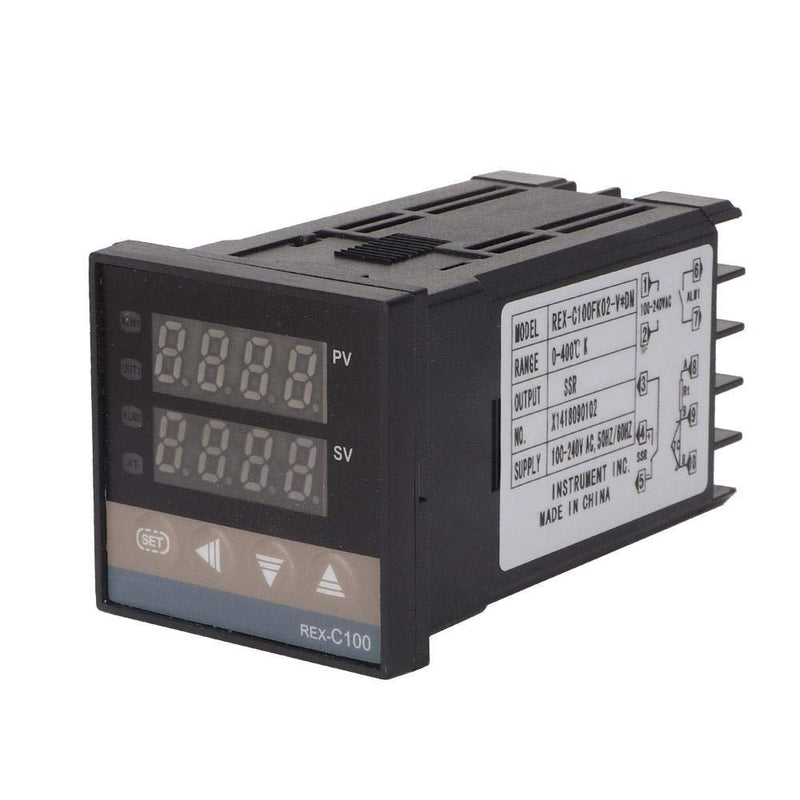 [Australia - AusPower] - Fafeicy 0-400℃ Digital LED PID Temperature Controller Thermostat Kit Temperature Controller Kit AC 110V-240V for Controlling Temperature 