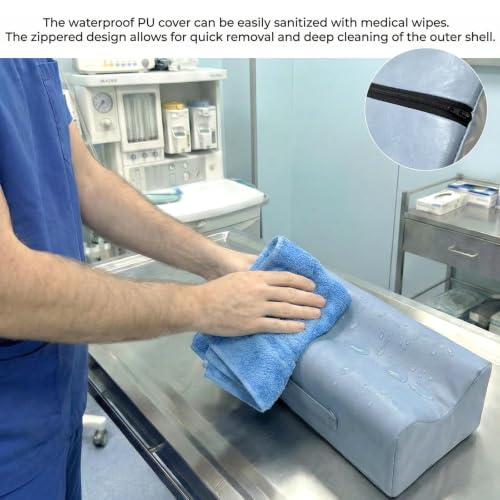 Phlebotomy Arm Wedge Pillow with Stability Slot（Blue） Blue