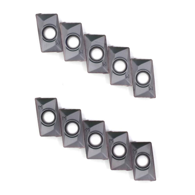 [Australia - AusPower] - OSCARBIDE Carbide Inserts APKT1604 TiAlN Coated Indexable Milling Inserts APKT Style,10 Piece/Box 