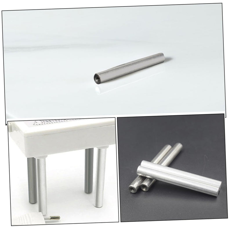 [Australia - AusPower] - Zerodeko 4pcs Electrolyzer Iron Rod for Magnetic Coils Iron Rod for Electromagnetic Core Iron Rod for Electromagnetic Projects Electromagnet Core Iron Rods Electric Rod Aluminum 