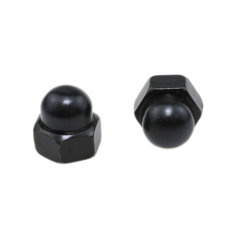 [Australia - AusPower] - Black Stainless Steel Female Hexagon Socket Nuts Decorative Nuts Nut Covers M6 Acorn Nuts-30PCS 