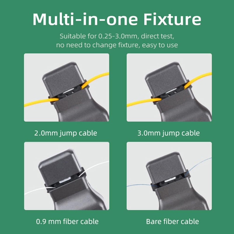 [Australia - AusPower] - Fiber Optical Live Identifier Komshine Classic KFI-40V Identifies Dominant Traffic Direction Indicator Multi in one Chuck 0.25/0.9/2.0/3.0mm FTTH Tool Low False Detection Telecom Maintenance CATV 