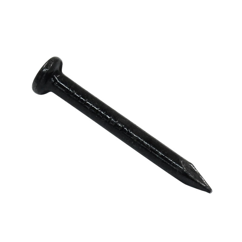 [Australia - AusPower] - 50pcs Hardware Nails 1 inch Length, Black Carbon Steel Point Tip Wall Cement Masonry Nail,Woodworking Nails,Concrete Nails 