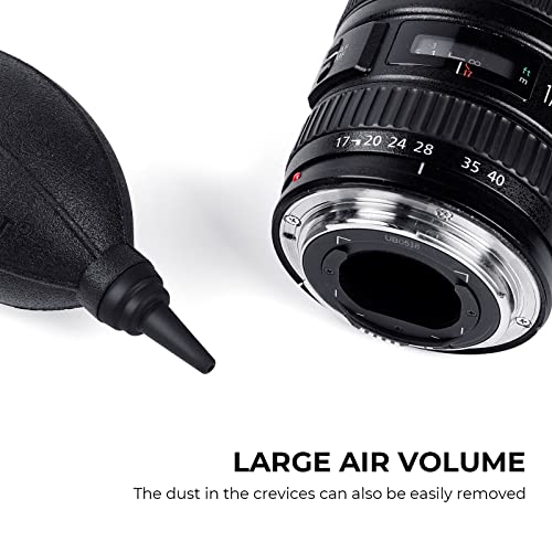 K&F Concept Lens Air Blower, Lens Cleaning Pen with Soft Brush, Double-Sided Carbon Head, Dust Blower for Camera Lens, Optical Lens, Glasses, Cosmos/Valve Index /PS4 PS5 VR Headset