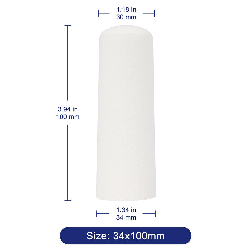 [Australia - AusPower] - Labasics Cellulose Extraction Tubes 34mm Diameter 100mm Length Soxhlet Extraction Sleeves 25 Pack 34 x 100 mm 