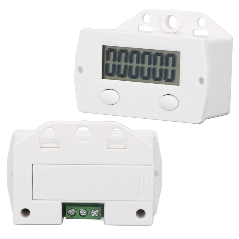 [Australia - AusPower] - Digital Counter Mini 6 Digit Electronic Component Other Sensors Electronic Counter with Magnetic Induction Counter Switch for Punching Machines Machine Tools 