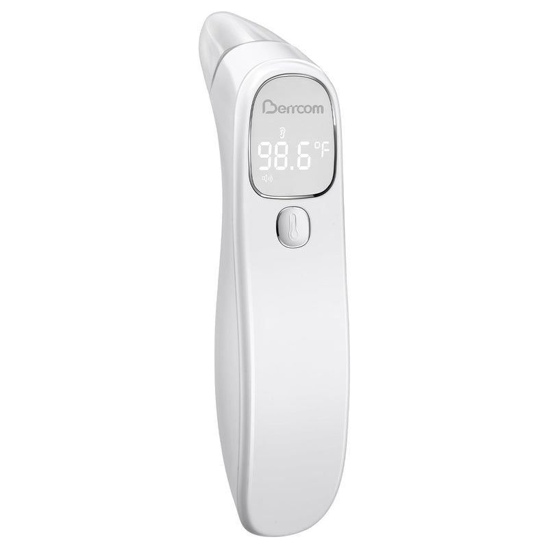 [Australia - AusPower] - Value Bundle with Berrcom Digital Thermometer DT008 and Berrcom Forehead and Ear Thermometer for Adults and Kids ET005 