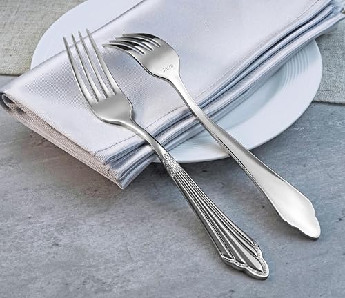 Dinner Forks, 18/10 Stainless Steel, Heavy Weight, Set of 12, 8 Inch