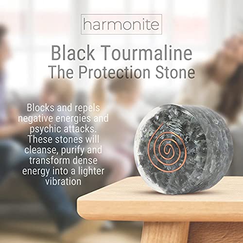 4 Meditation Crystals and Healing Stones. Relaxation Gift Set. Black Tourmaline, Green Aventurine, Selenite and Amazonite Crystal Stress Relief, Self Care Healing Crystals Energy