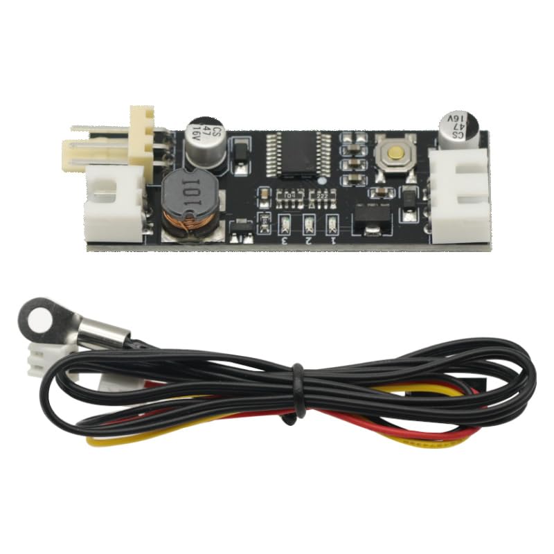 [Australia - AusPower] - Single 12V 0.8A DC PWM 2-3 Wire Fan Temperature Control Speed Controller Chassis Computer Noise Reduction Module Board 