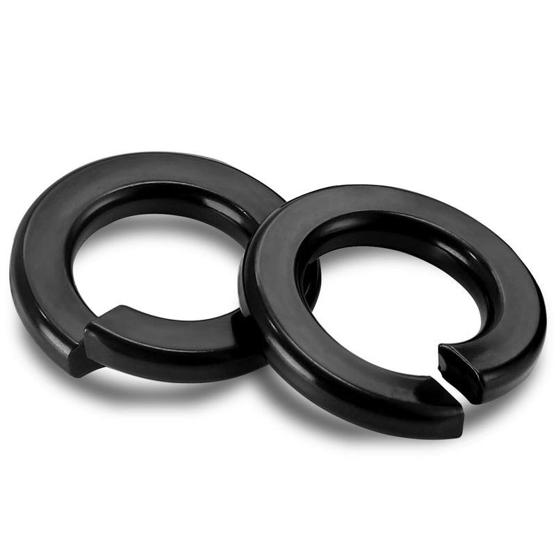 [Australia - AusPower] - 3/8" Lock Washer Spring Lock Washer, 304 Stainless Steel 18-8, Black Oxide Finish, Pack of 50 3/8" (50 PCS) 