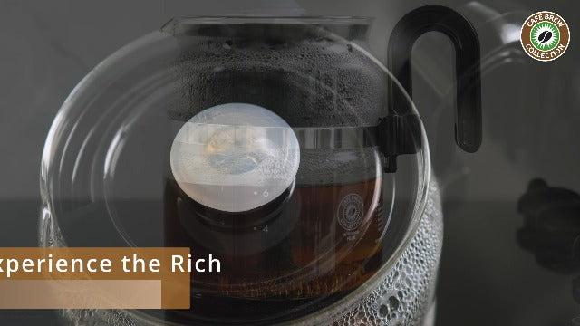 Café Brew Glass Coffee Percolator, Stovetop, 8 Cup, BPA-Free
