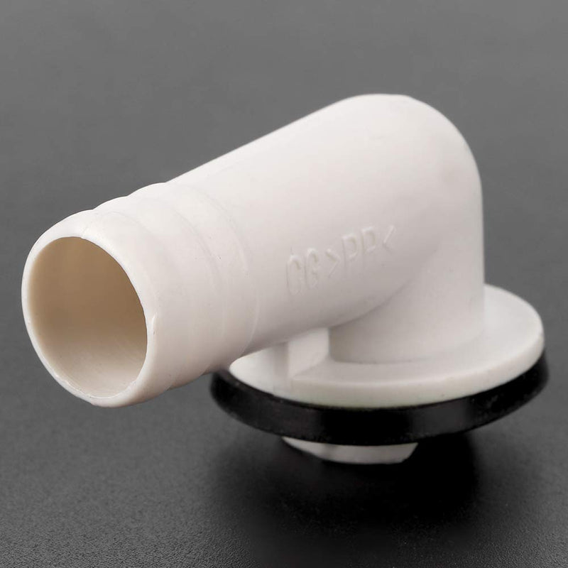 Denkerm Right Angel Outlet Connector, Drain Drain ABS Material Air Conditioning Discharge Tool Air Conditioner Drain Air Conditioners