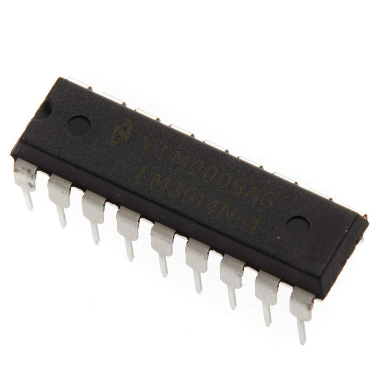 [Australia - AusPower] - 10pcs LM3914N-1 LM3914 Dot/Bar Display Driver 10-bit LED Driver,with Adjustable and programmable LED Current Driver 