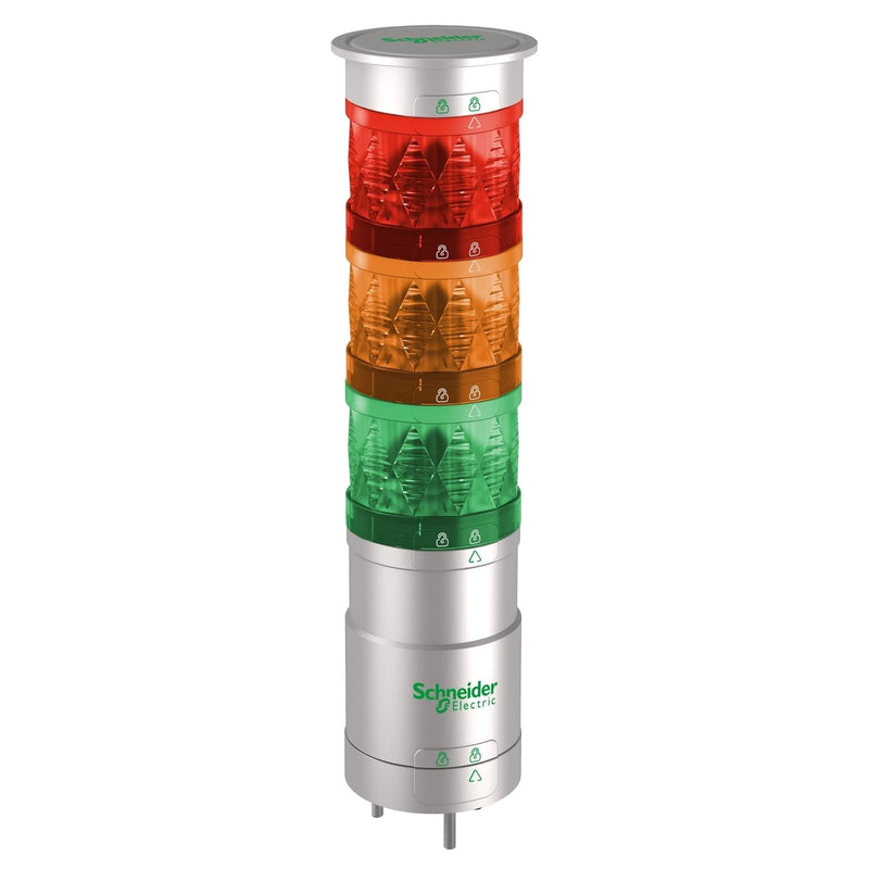 Schneider Electric XVUC23 LED Unit 24V AC/DC Green, Greenled Unitxvu Towerlight24Va