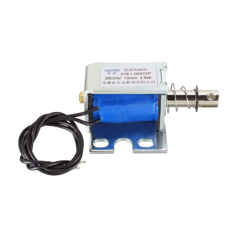 [Australia - AusPower] - uxcell DC Push Pull Type Solenoid Electromagnet, DC24V 4.8W 40g 10mm, Open Frame Type, Linear Motion 