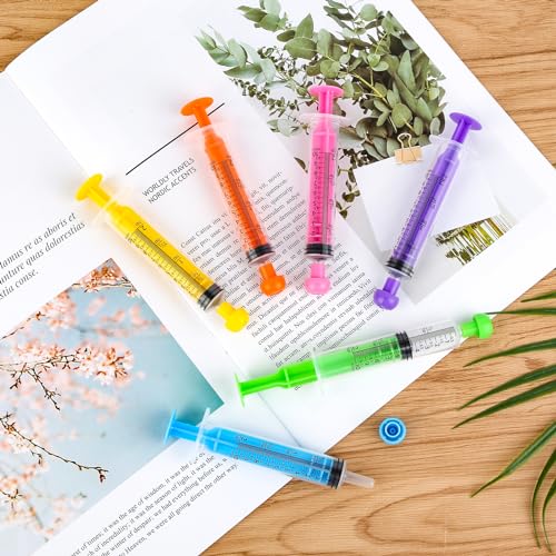 Plastic Syringes, Pack of 12 Disposable Syringes, 10 ml Syringes with Cap, for Feeding Small Animals and Dispensing Liquids