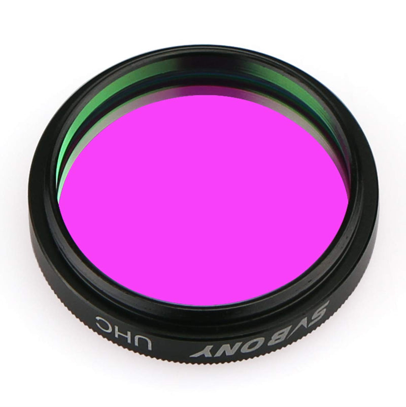 [Australia - AusPower] - SVBONY Telescope Filter 1.25 inches UHC Filter Astrophotography to Improve The Image Contrast Reduces Light Pollution (1.25 inch) 1.25 inch 