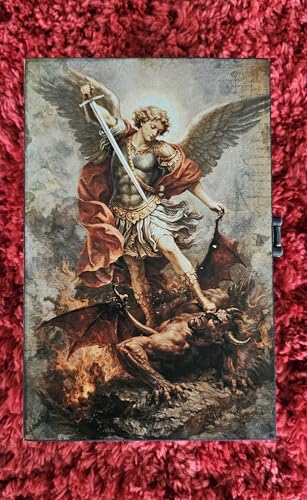 RK Collections Trinket Boxes Small Jewelry Keepsake Box (Saint Michael Archangel) Saint Michael Archangel