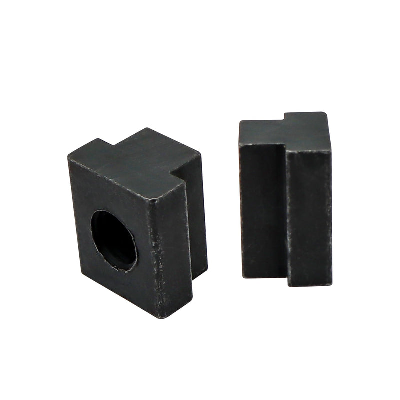 [Australia - AusPower] - 4pcs 3/8”-16 Threaded T-Slot Nuts, Black Oxide Finish Hardware Sliding Nuts T Track Accessories Hammer Head Fastener for Woodworking,Used in Machines Tool Tables 
