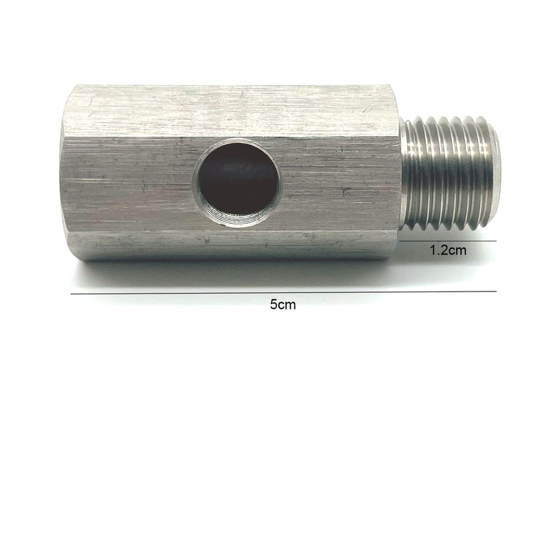 [Australia - AusPower] - Stainless Steel 1/4 NPT Female to 1/4 NPT Male with 1/8 NPT Port Oil Pressure Sensor Tee Use to add oil pressure gauge and Turbo Supply Feed Line 