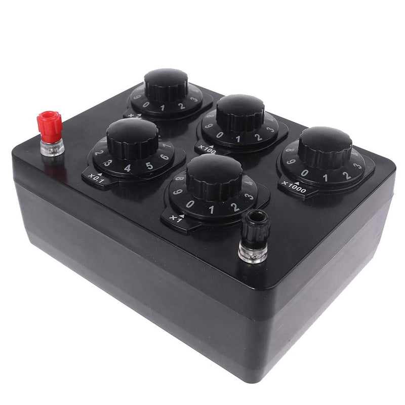 [Australia - AusPower] - 0-9999.9 Ohm Variable Resistance Box Decade Resistor Experimental Equipment for Physical School Teaching 