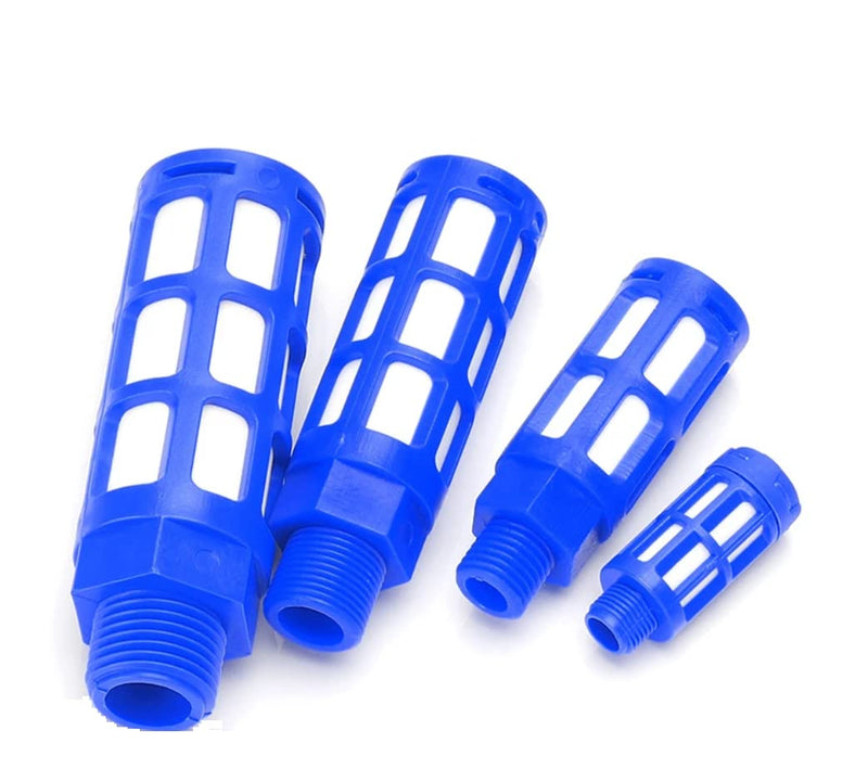 Pneumatic Silencer 1/2 Inch Set of 3 Industrial Quality