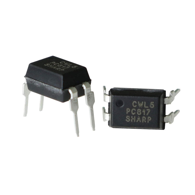 [Australia - AusPower] - 10pcs Transistor Output Optocoupler DIP-4 PC817C PC817 High Density Mounting Type Photoelectric Coupler 