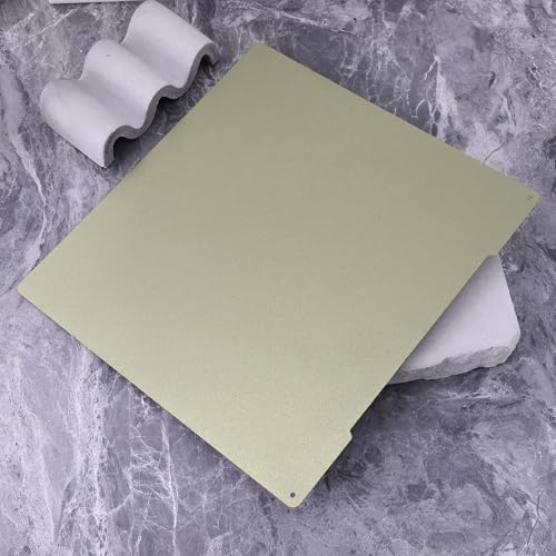ECSiNG 3D Printer PEI Sheet Spring Steel Sheet PEI Build Double Sides Plate 254x241mm Compatible with Prusa I3 MK4 MK3 MK3S 3D Printer