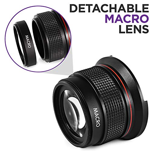 Altura Photo 58mm 0.35x Fisheye Wide Angle Lens with Macro for Canon DSLR