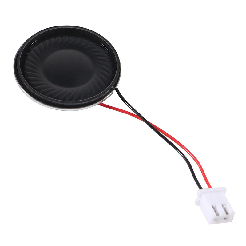 [Australia - AusPower] - 6Pcs 8 Ohm 2W Speaker 8ohm Round 28mm Loud Speakers Compatible with Small Loudspeaker Audio MP3 MP4 Player Speaker 2Pin - Black 6Pcs 8 Ohm 2W withTerminal 