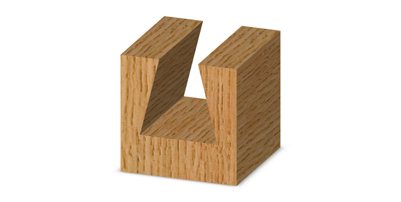 Whiteside Router Bits D14-55 Dovetail Bit with 1/2-Inch Large Diameter and 1/2-Inch Cutting Length